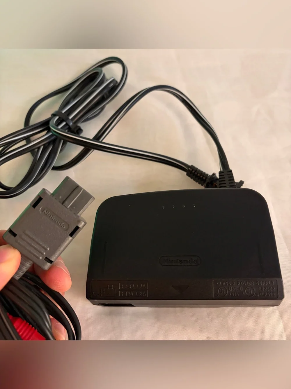 Nintendo 64 N64 Black Console cables included Tester & Works 1996 No Expansion